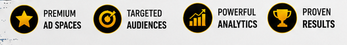 Premium ad spaces, targeted audiences, powerful analytics